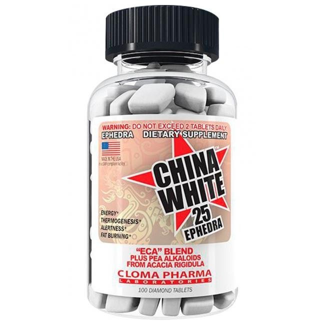 

Жиросжигатель Cloma Pharma China White 100 таблеток