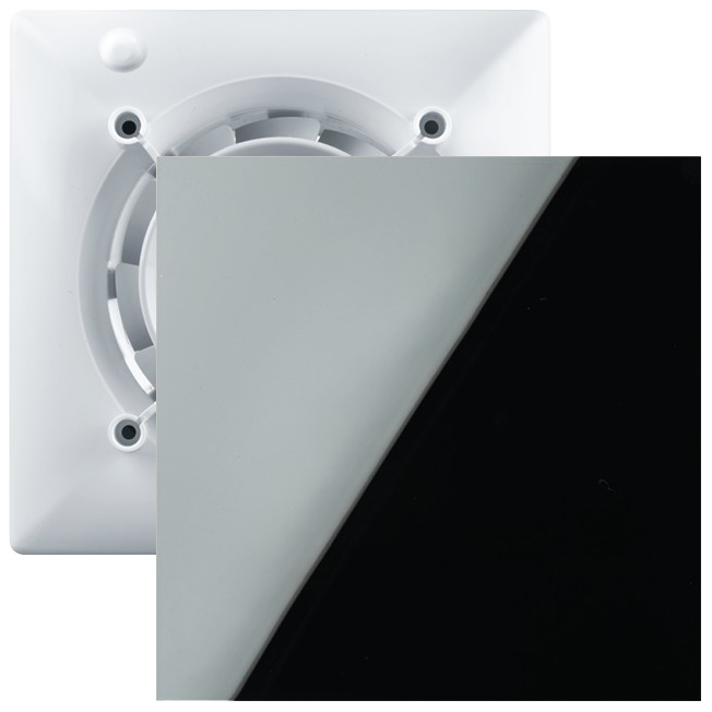 

Дизайнерский вентилятор VENTS 125 Эйс DESIGN CONCEPT + Декоративная панель ФПА 180х180 Глас-1 черный (натуральное глянцевое стекло)