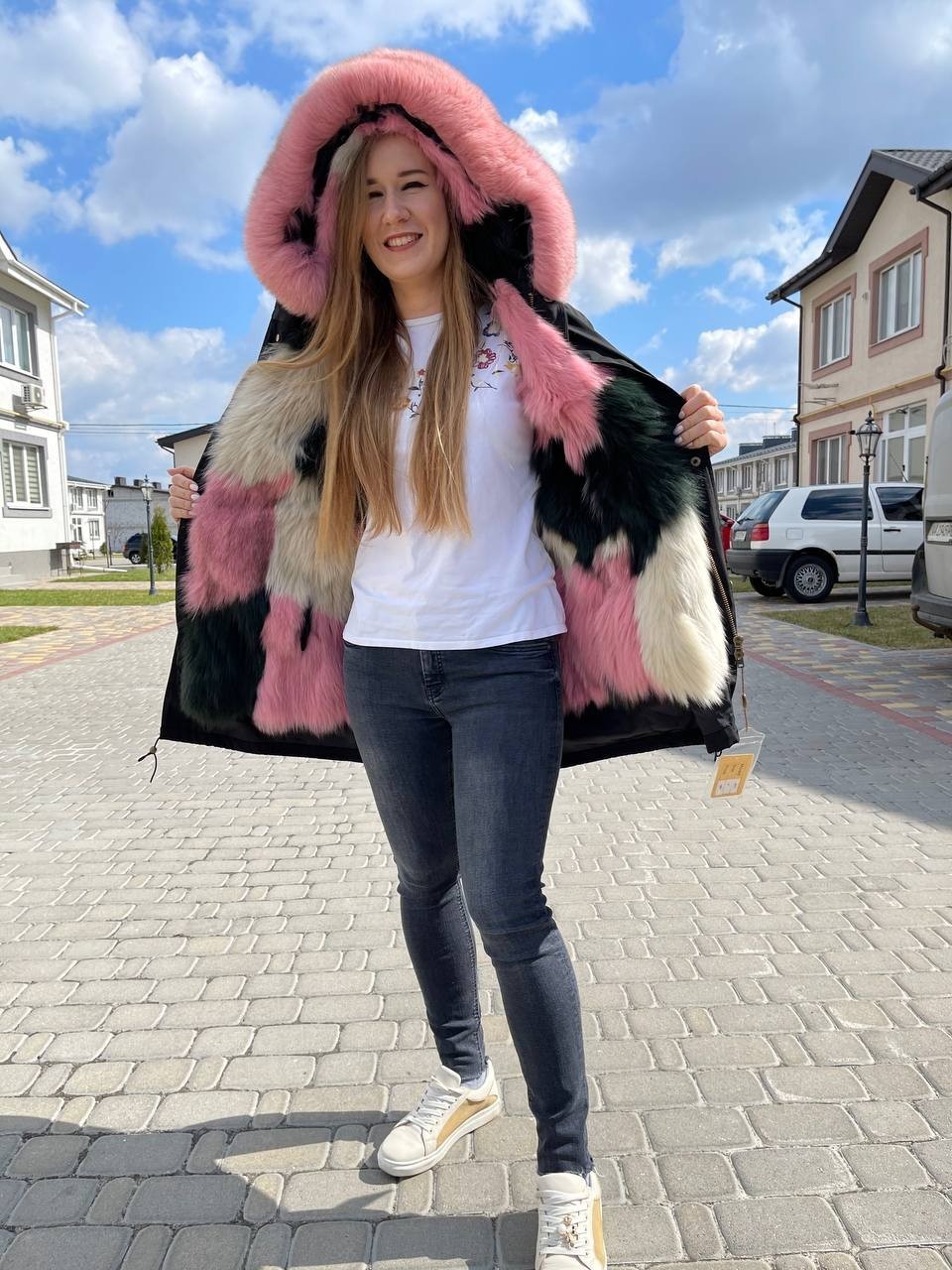

Женская парка FUR 4512KW XL Черная