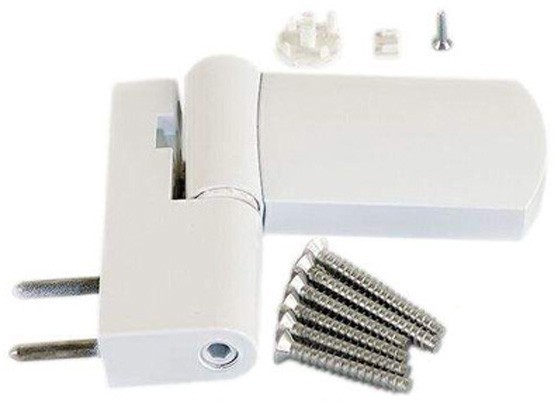 

Петля дверная 120 кг Roto DoorLine PS27 (17-20,5 мм) RAL 9016 белая