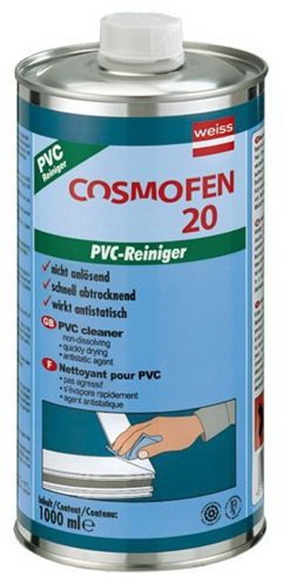 Очиститель для ПВХ  20 (Cosmofen), 1л – фото, отзывы .