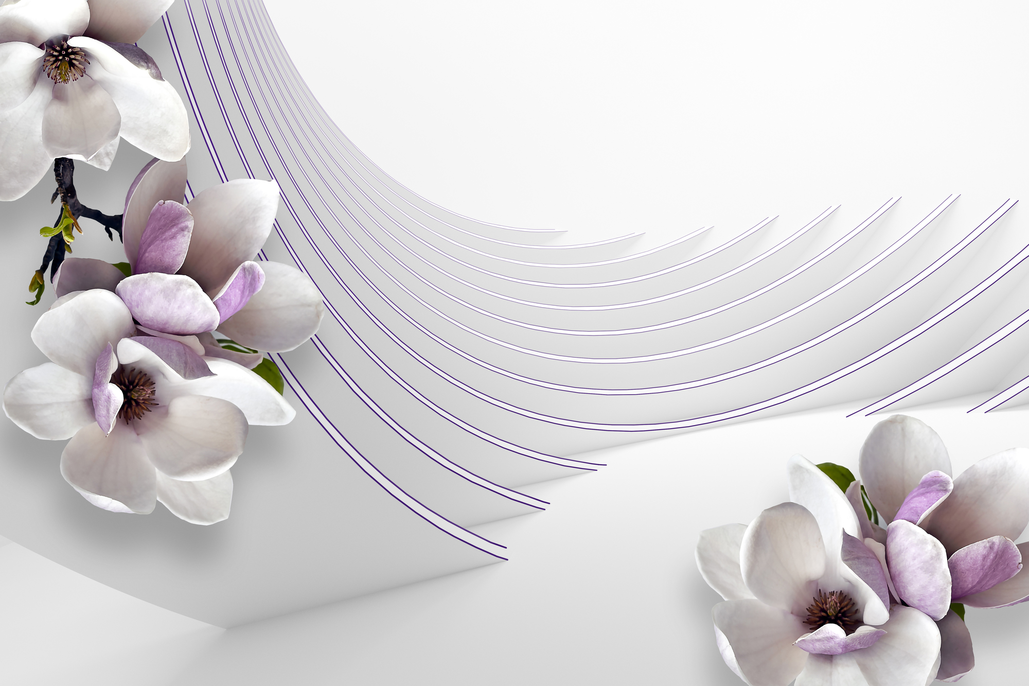 

Фотообои 3D 'Магнолия' (4232) , Песок
