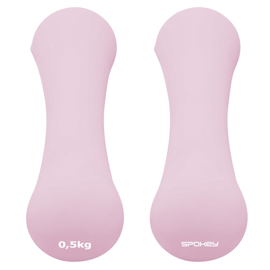 

Гантели для фитнеса Spokey Bone 0.5 кг пара Розовые