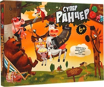 

Игра настольная "Супер-ранчер", большая (укр) - Danko Toys 2-6 игроков