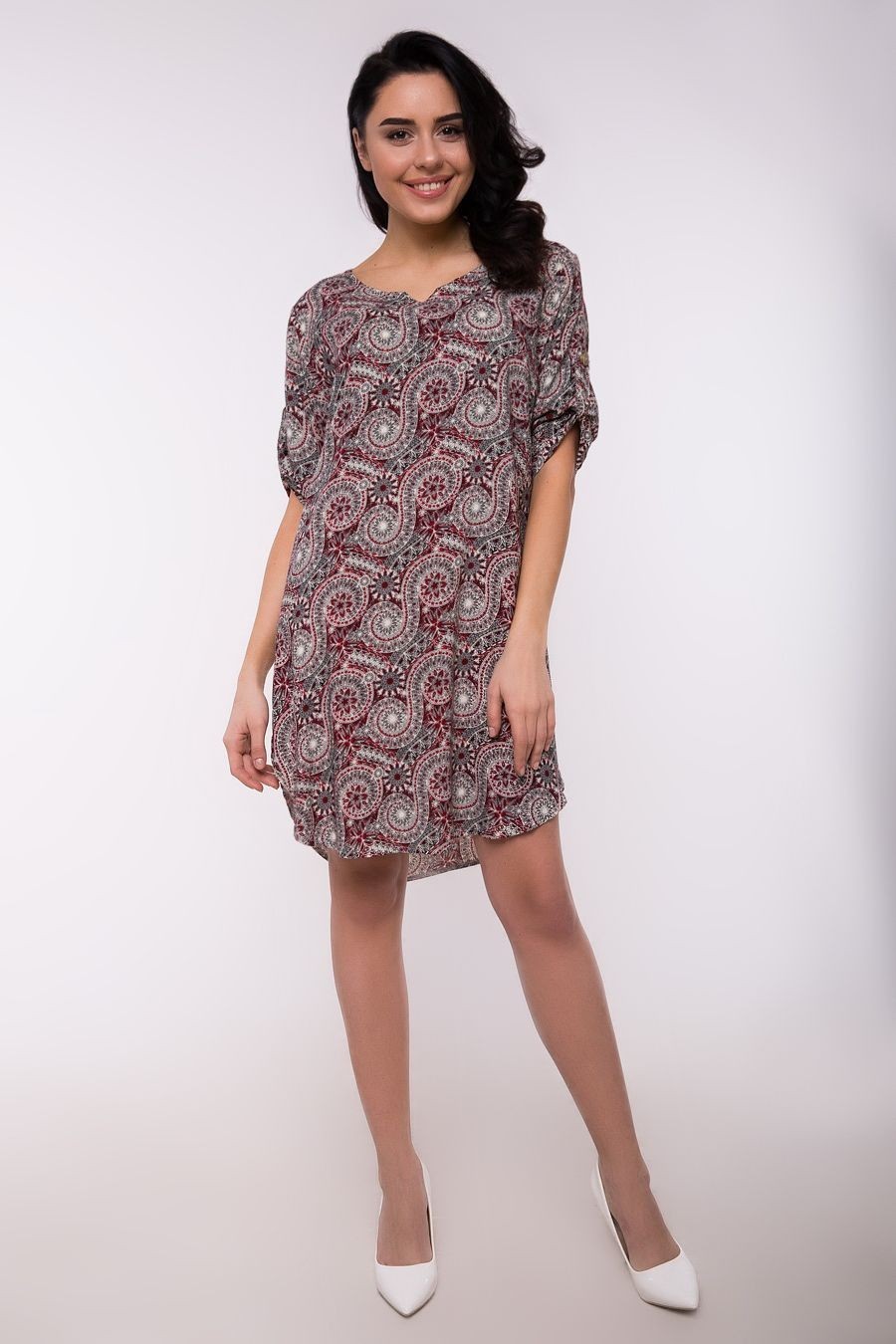 

Платье-туника Jesstore T780-8 L бордовое