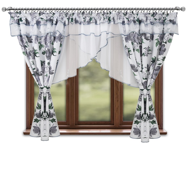 

Штора Flying Цветы 400 х 155 см (204-10)