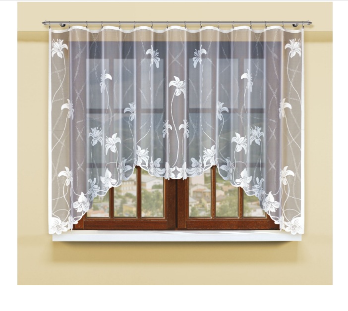 

Тюль с узором Haft 150 х 300 см, жаккард