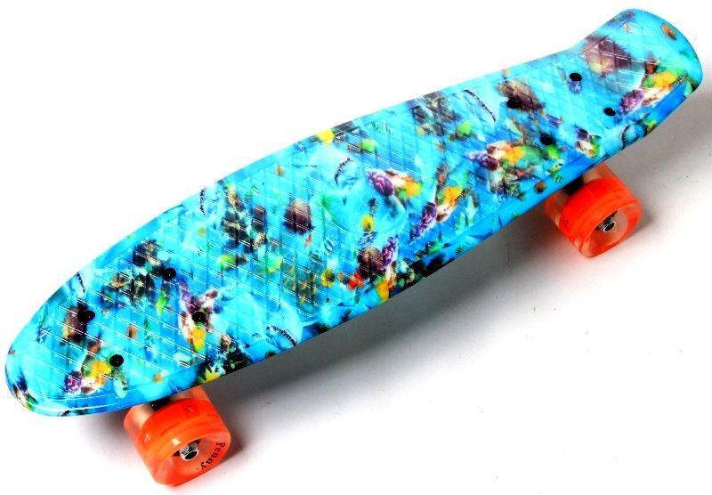 

Penny Board "NEMO" 22 светящиеся колеса