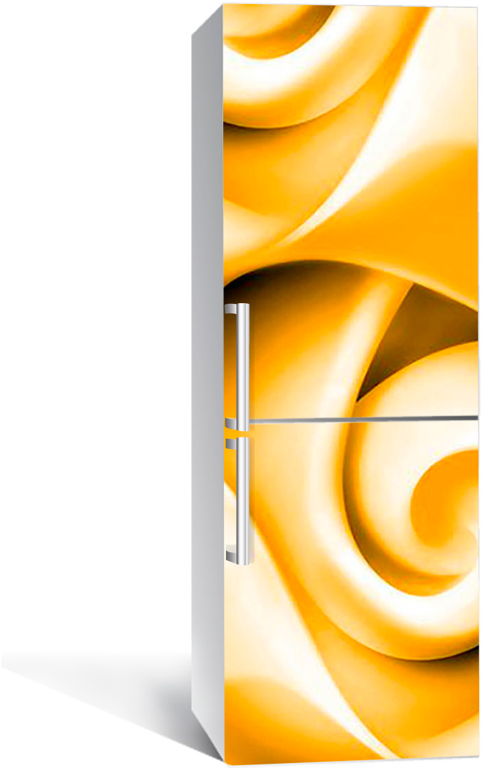 

Виниловая 3D наклейка на холодильник Zatarga Золотые облака 650х2000 мм