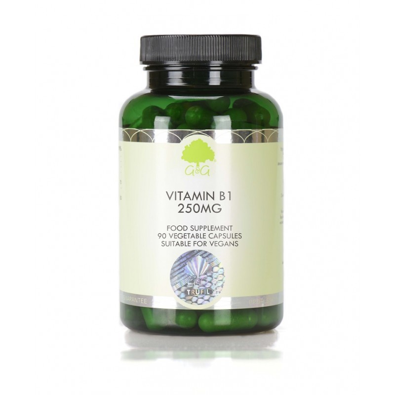 

Витамин G&G B1 Thiamine 250mg - 90 Capsules