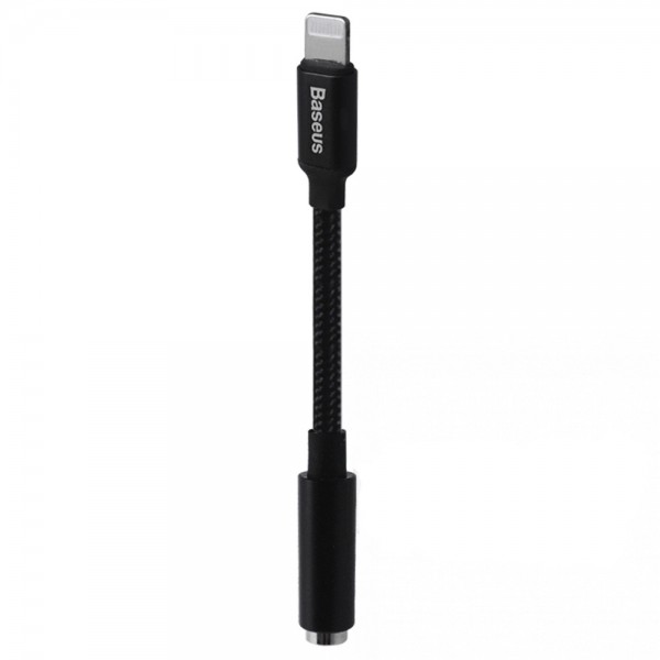 

Переходник для наушников Apple Baseus Lightning - 3.5 mm Black (BS-000068805)