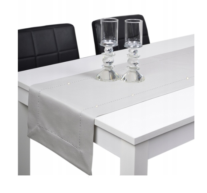 

Скатерть-дорожка Agmar Glamour 140 х 40 см, серая