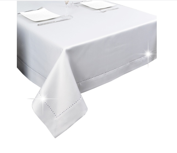 

Прямоугольная скатерть Agmar Glamour 220 х 140 см, светло-серая