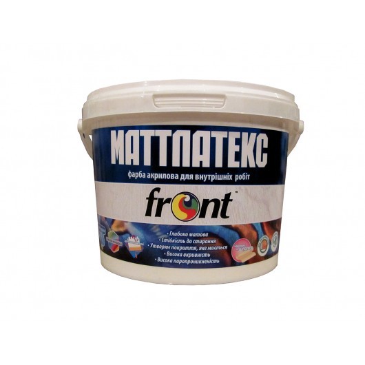 

Краска Front матовая латексная МАТТЛАТЕКС 12л