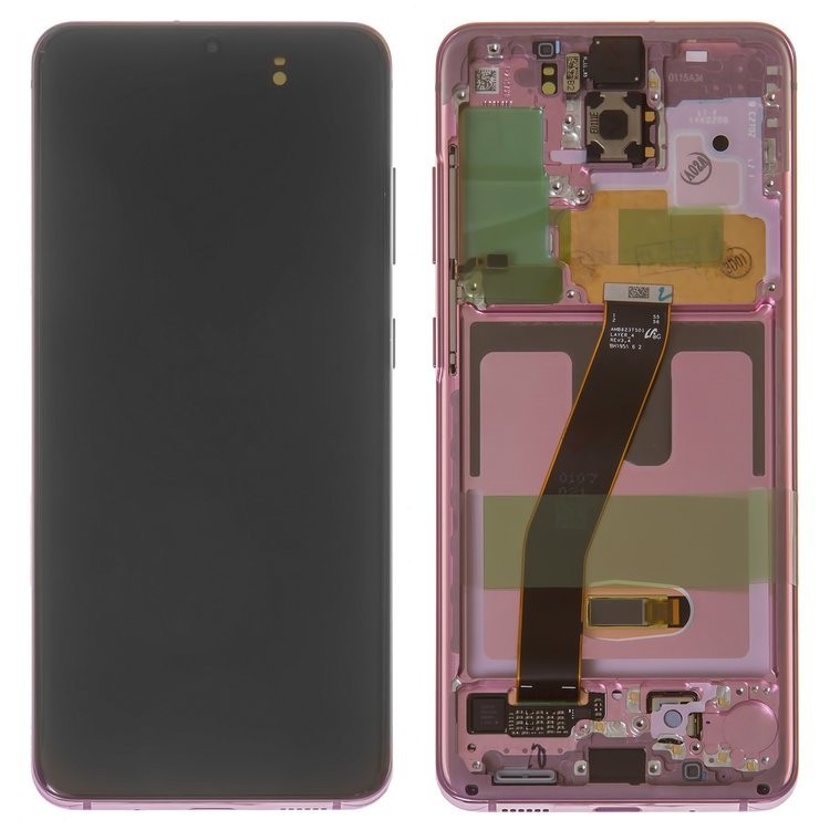 

Дисплей для Samsung G980 Galaxy S20 G981 Galaxy S20 5G рожевий із сенсорним екраном з рамкою Original PRC cloud pink
