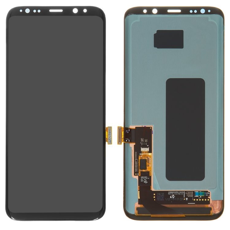 

Дисплей для Samsung G955 Galaxy S8 Plus чорний із сенсорним екраном оригінал переклеєне скло