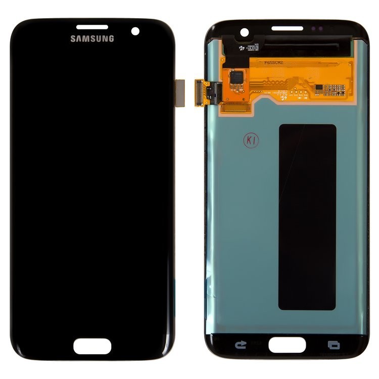 

Дисплей для Samsung G935 Galaxy S7 EDGE чорний із сенсорним екраном оригінал переклеєне скло