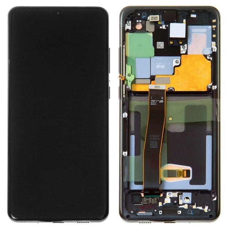

Дисплей для Samsung G988 Galaxy S20 Ultra чорний із сенсорним екраном з рамкою Original сервісне опаковання original glass cosmic black GH8222327AGH8222271A