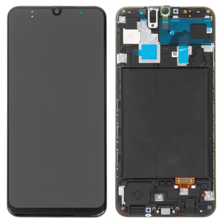 

Дисплей для Samsung A305 Galaxy A30 чорний із сенсорним екраном з рамкою Original PRC original glass