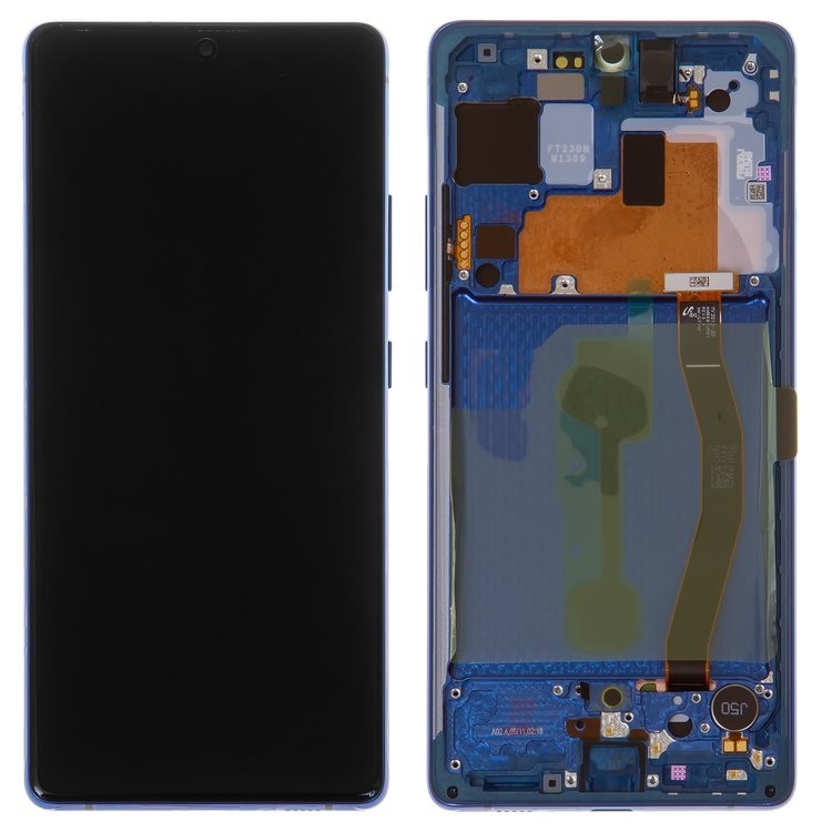 

Дисплей для Samsung G770 Galaxy S10 Lite синій із сенсорним екраном з рамкою Original сервісне опаковання GH8221672CGH8221992CGH8222045C