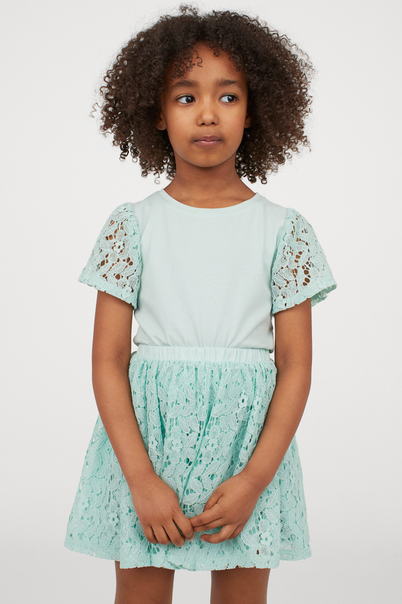 

Юбка для девочки H&M 0806147002 122-128 СМ Бирюзовый 64611