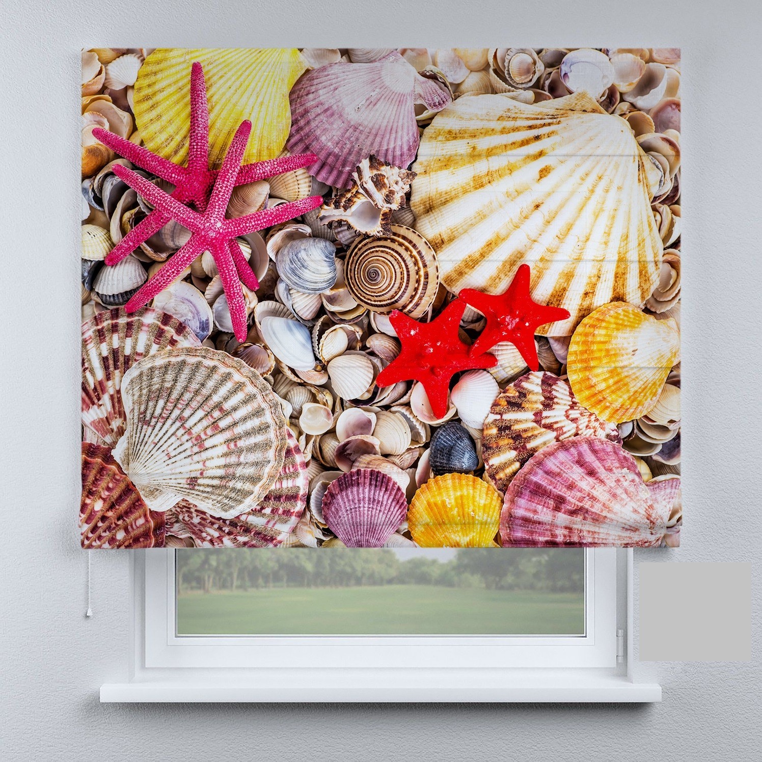 

Римские шторы DECOLIV морские ракушки 50*170 см