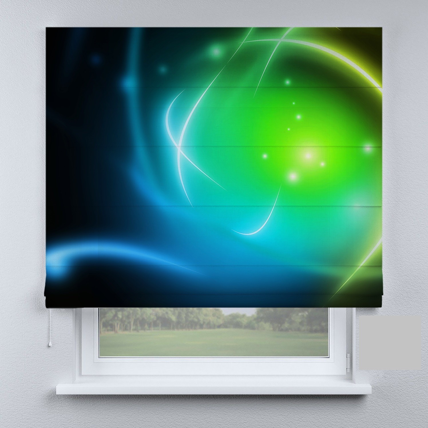 

Римские шторы DECOLIV сияние в космосе 160*170 см