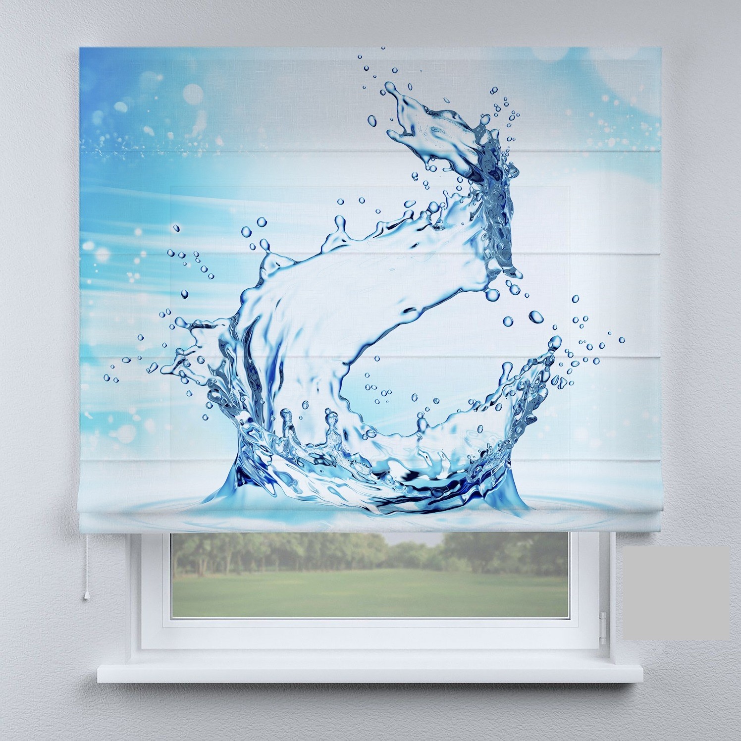 

Римские шторы DECOLIV капля воды 150*170 см