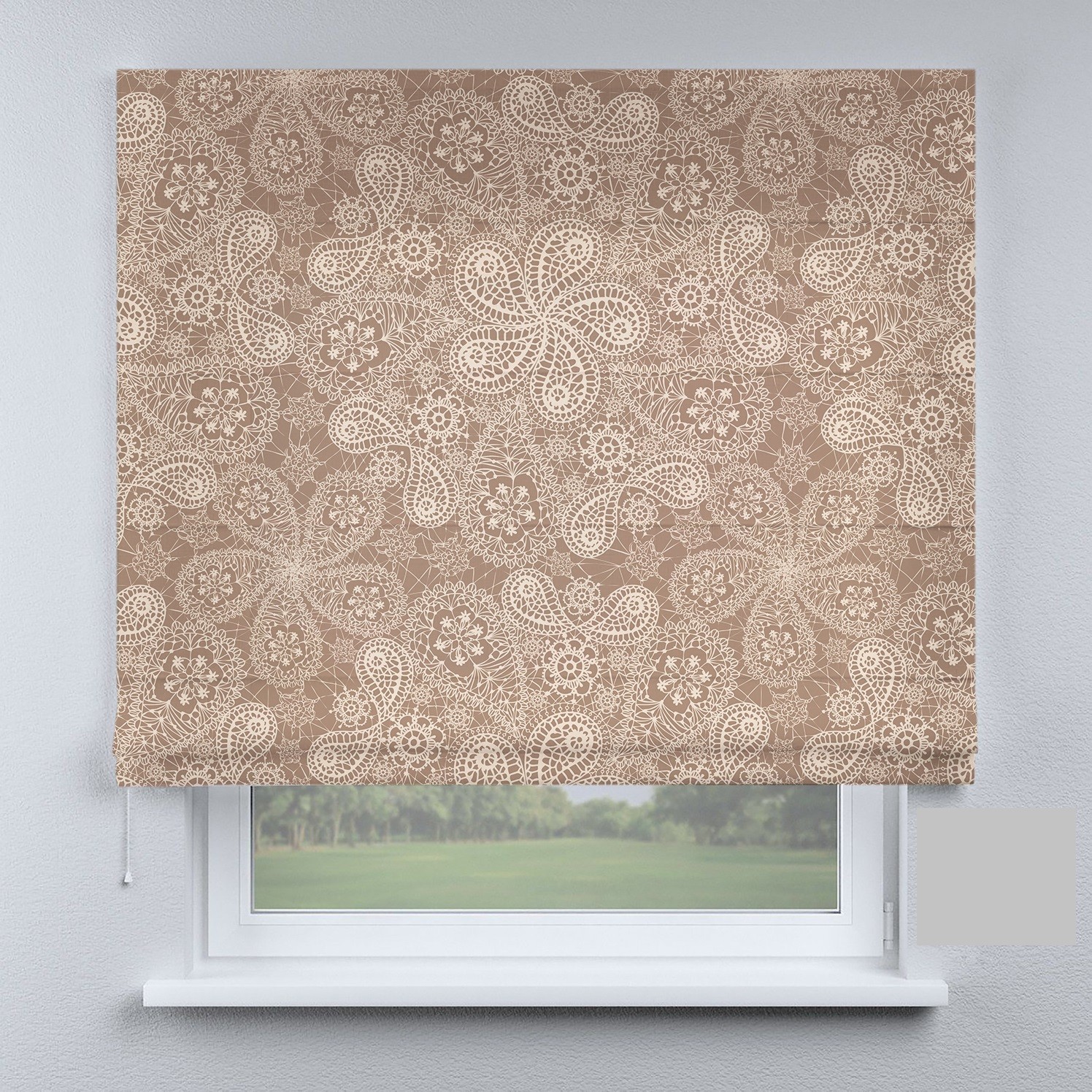 

Римские шторы DECOLIV французский кантри коричневый 300*170 см