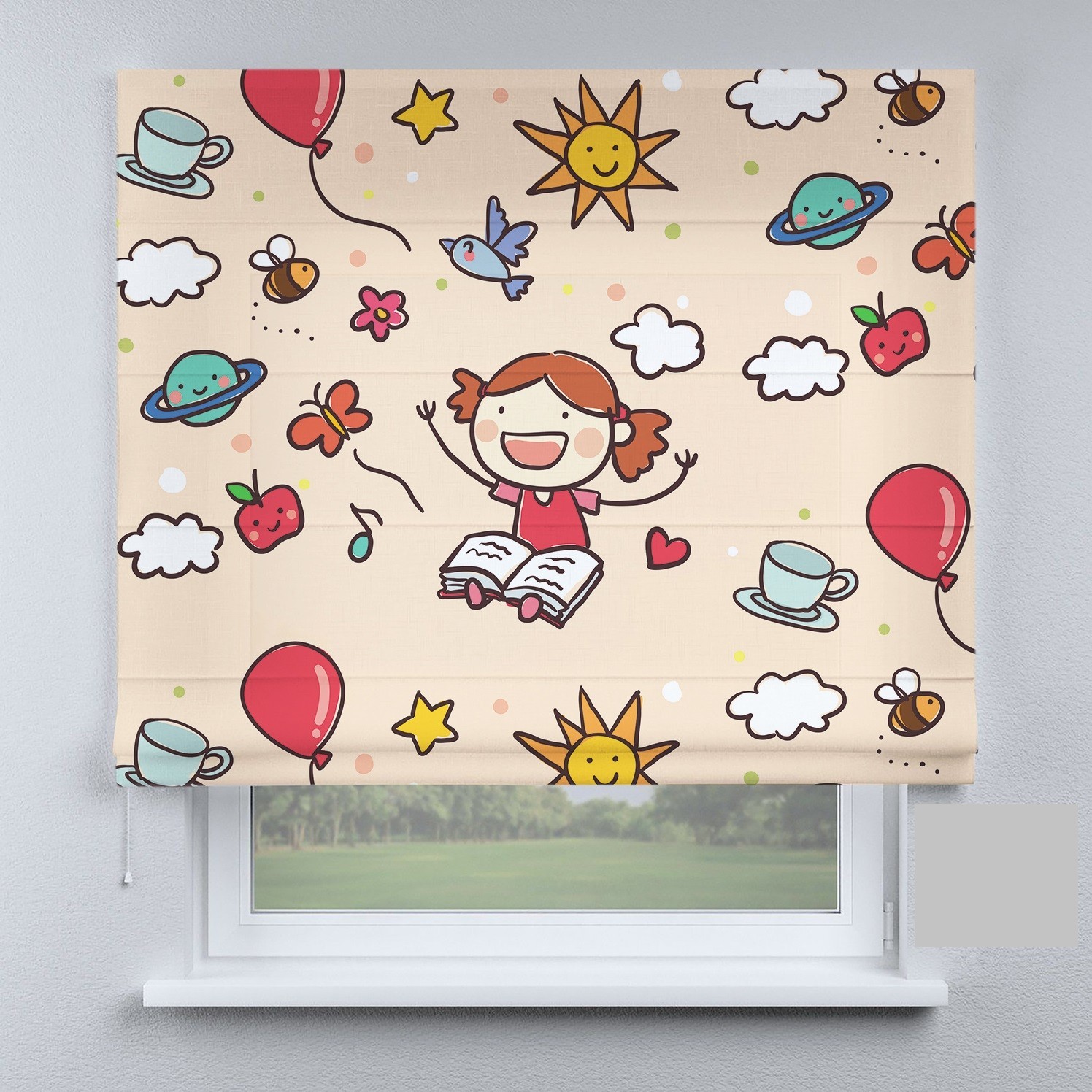 

Римские шторы DECOLIV школа 70*170 см