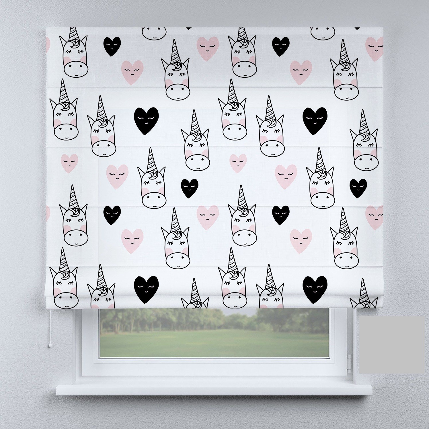 

Римские шторы DECOLIV разноцветные детские 50*170 см