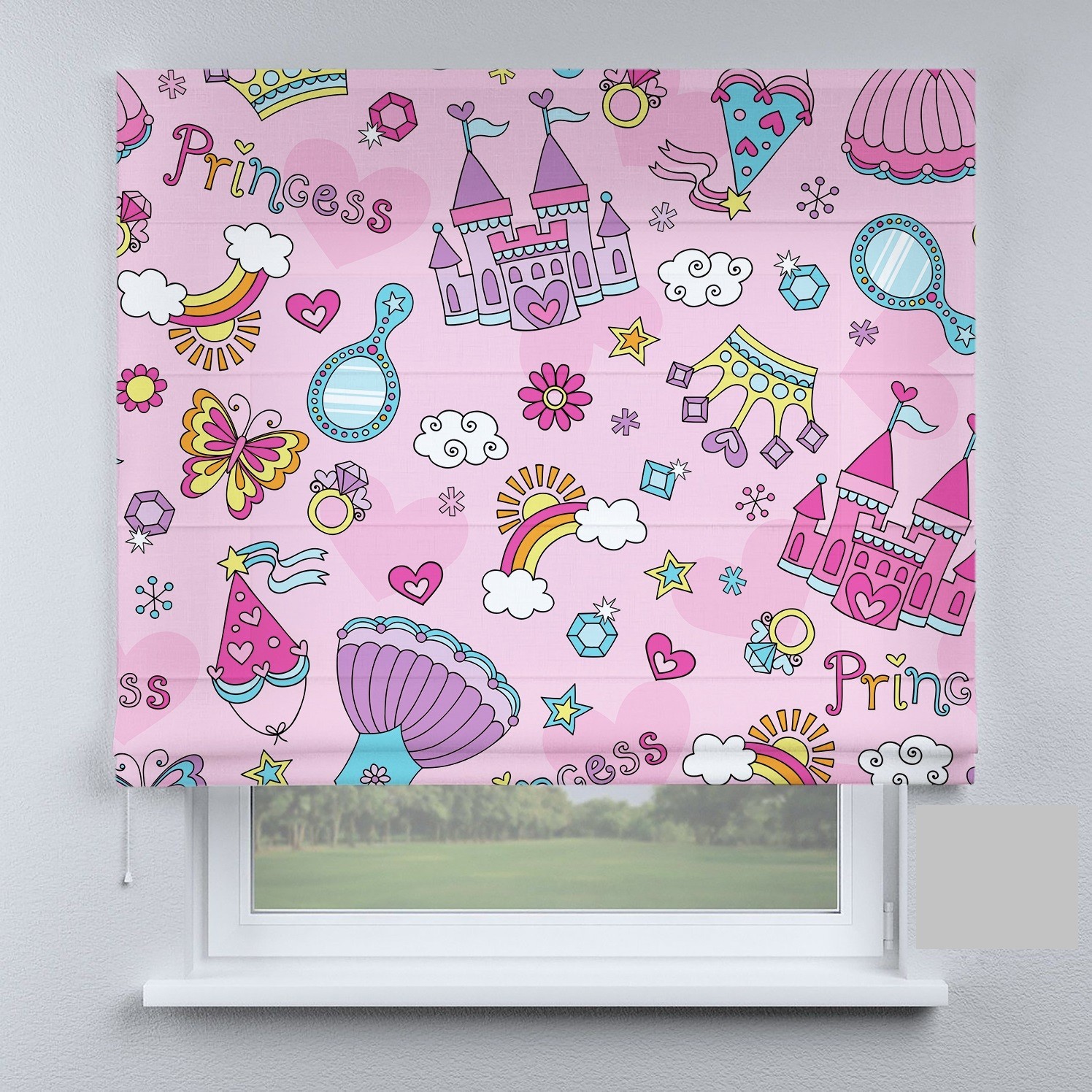 

Римские шторы DECOLIV замок принцессы 40*170 см