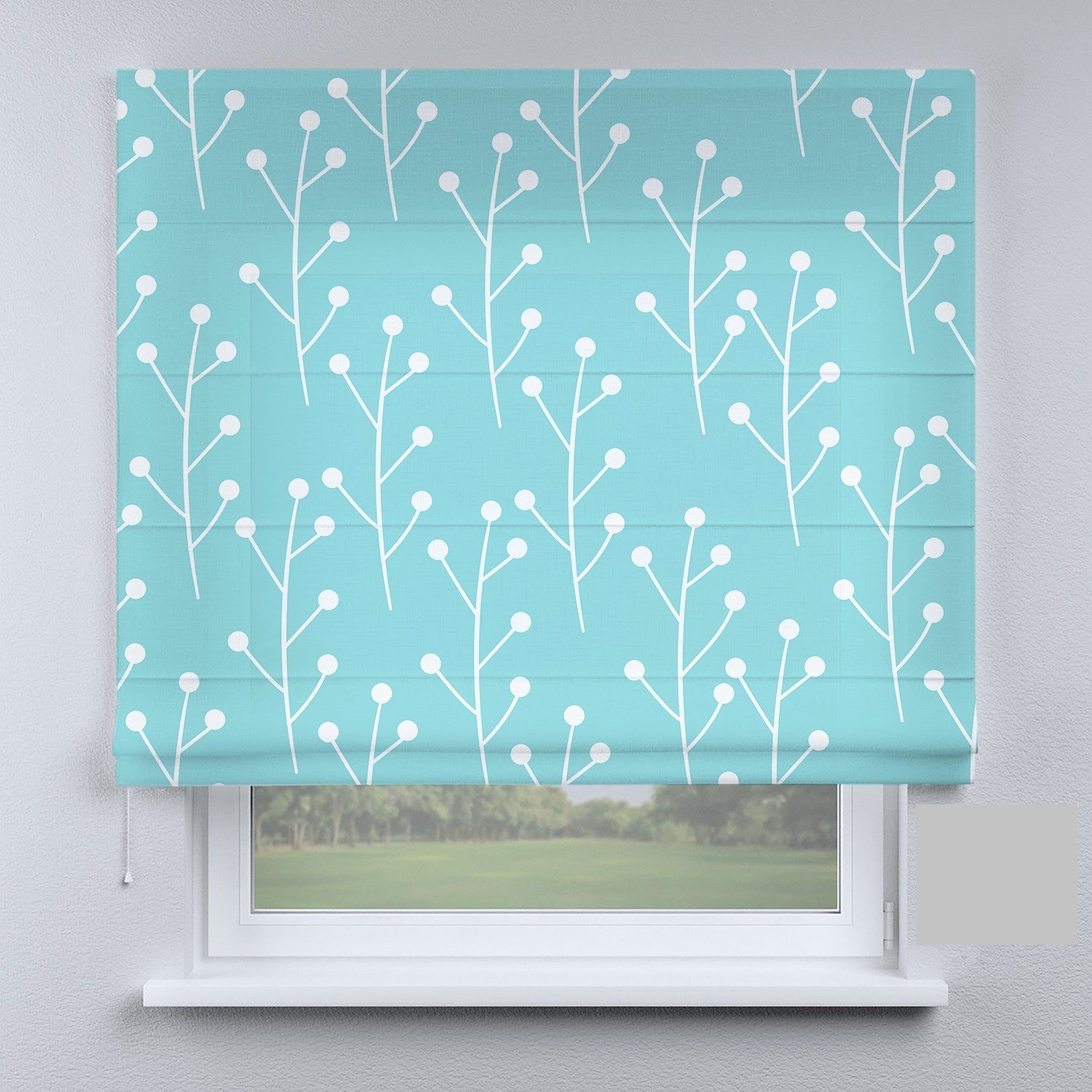 

Римские шторы DECOLIV прованс с ветками 100*170 см