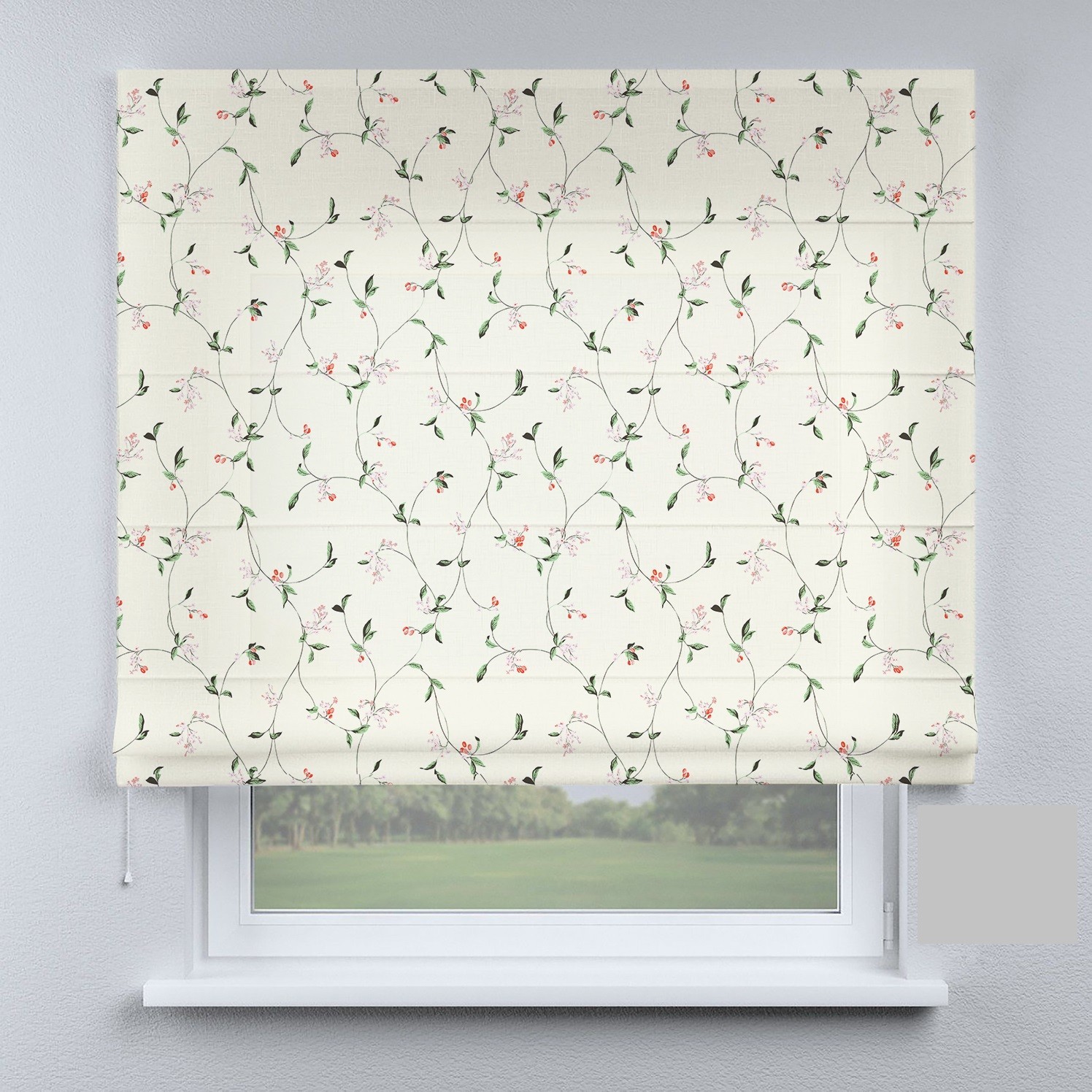 

Римские шторы DECOLIV ветки цветов 120*170 см