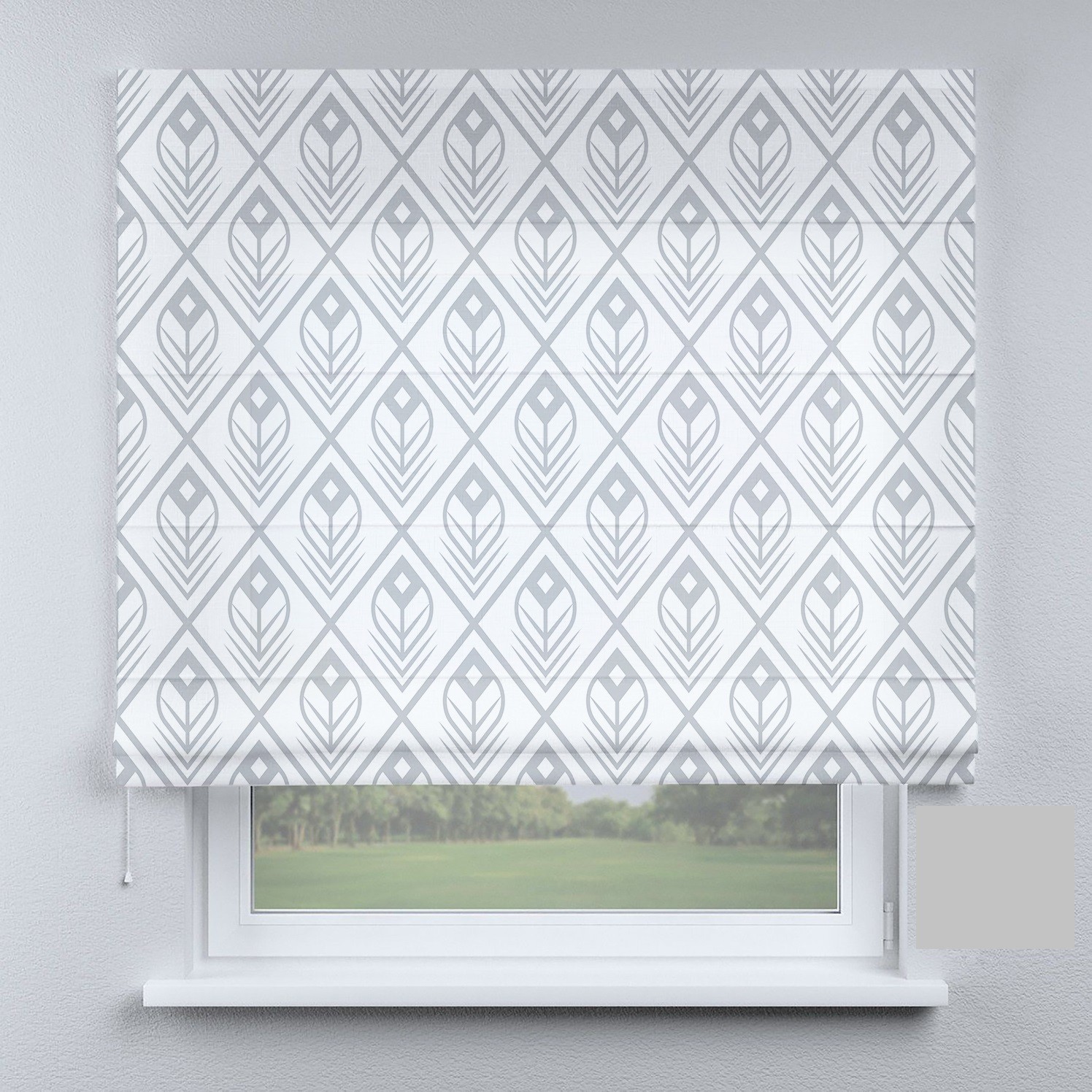 

Римские шторы DECOLIV светло-серое перо 130*170 см