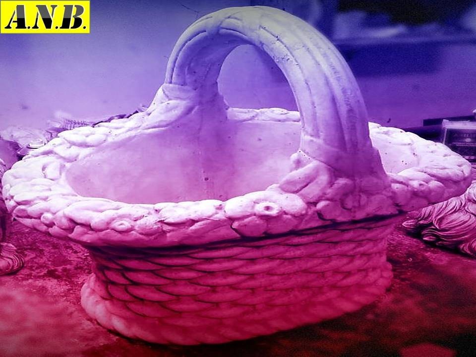 

Гибкая полиуретановая форма с пластиковым каркасом для садовой фигуры A.N.B. "КОРЗИНКА" 1шт