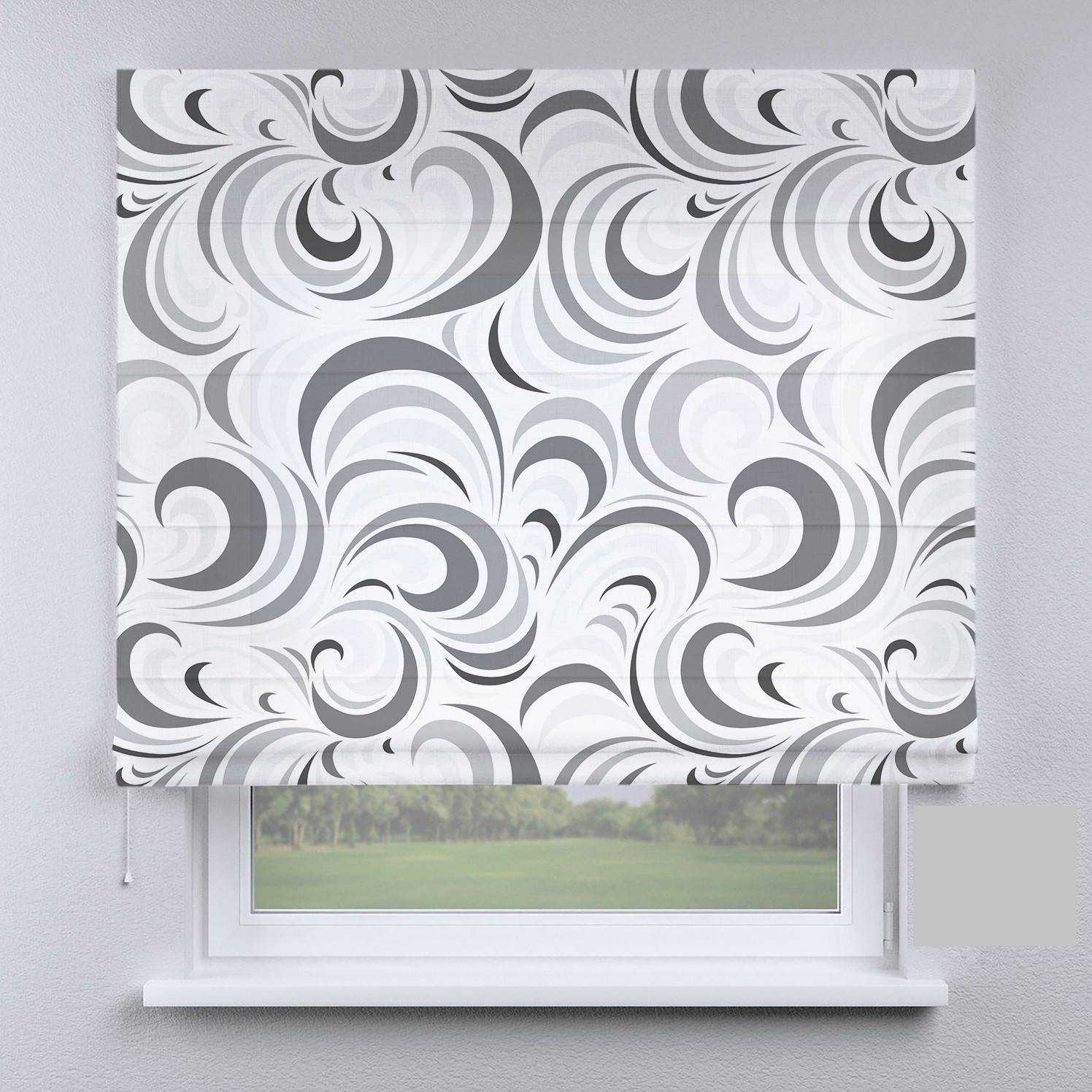 

Римские шторы DECOLIV вензеля большие 110*170 см