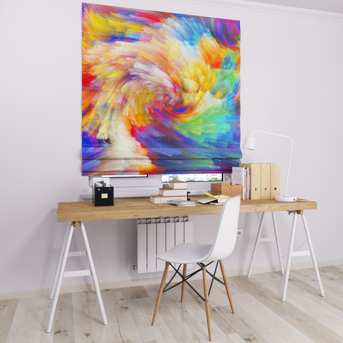 

Римские шторы DECOLIV абстракции 50*170 см