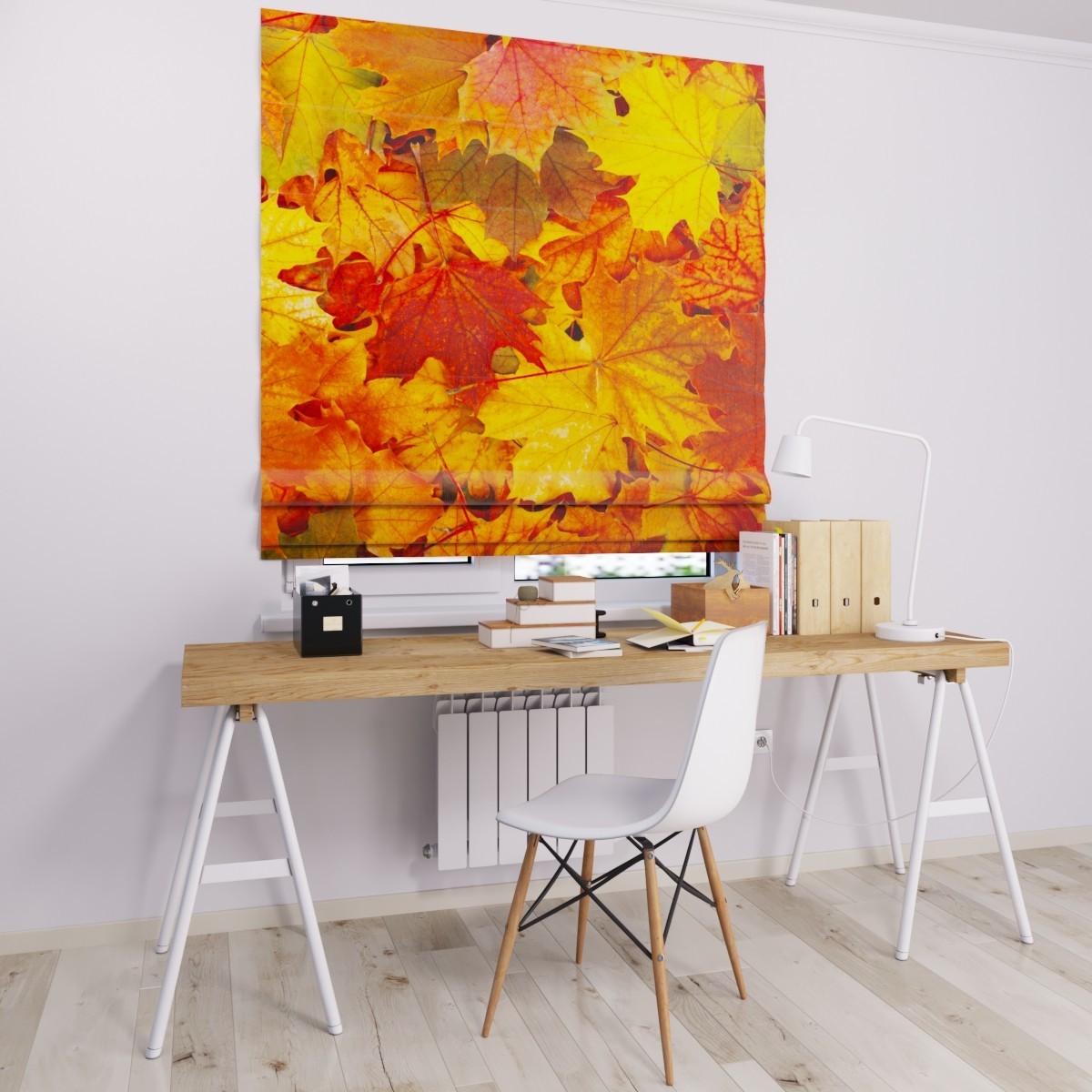 

Римские шторы DECOLIV листья 50*170 см