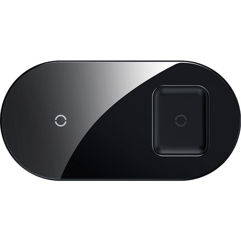 

Беспроводное ЗУ Baseus Simple 2in1 (WXJK-A01) Crystal Black (Phone + Pods)