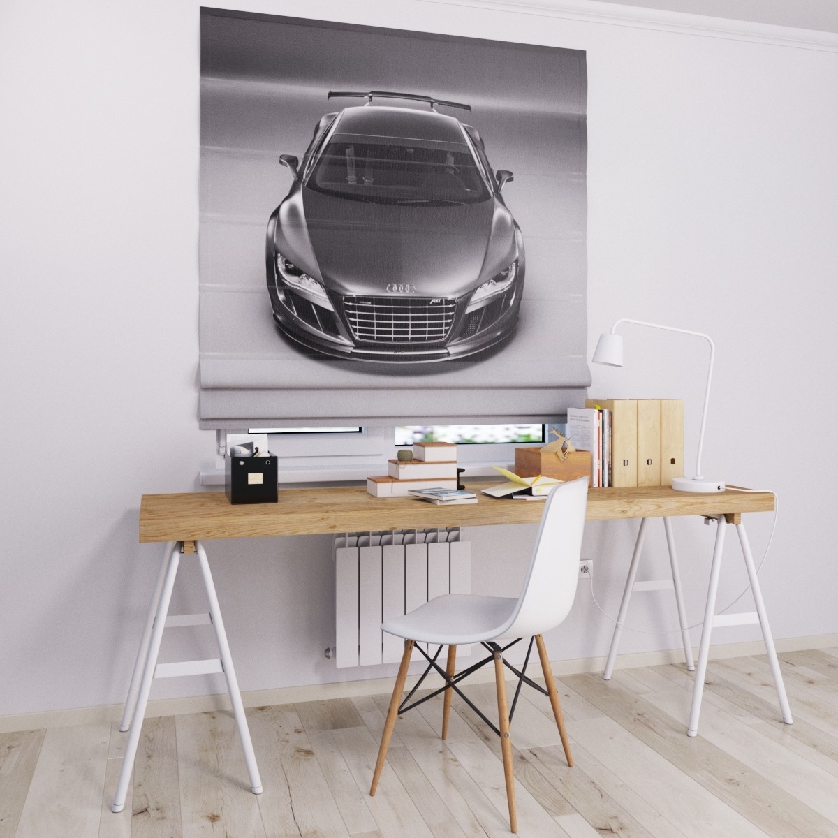 

Римские шторы DECOLIV машина Ауди 200*170 см