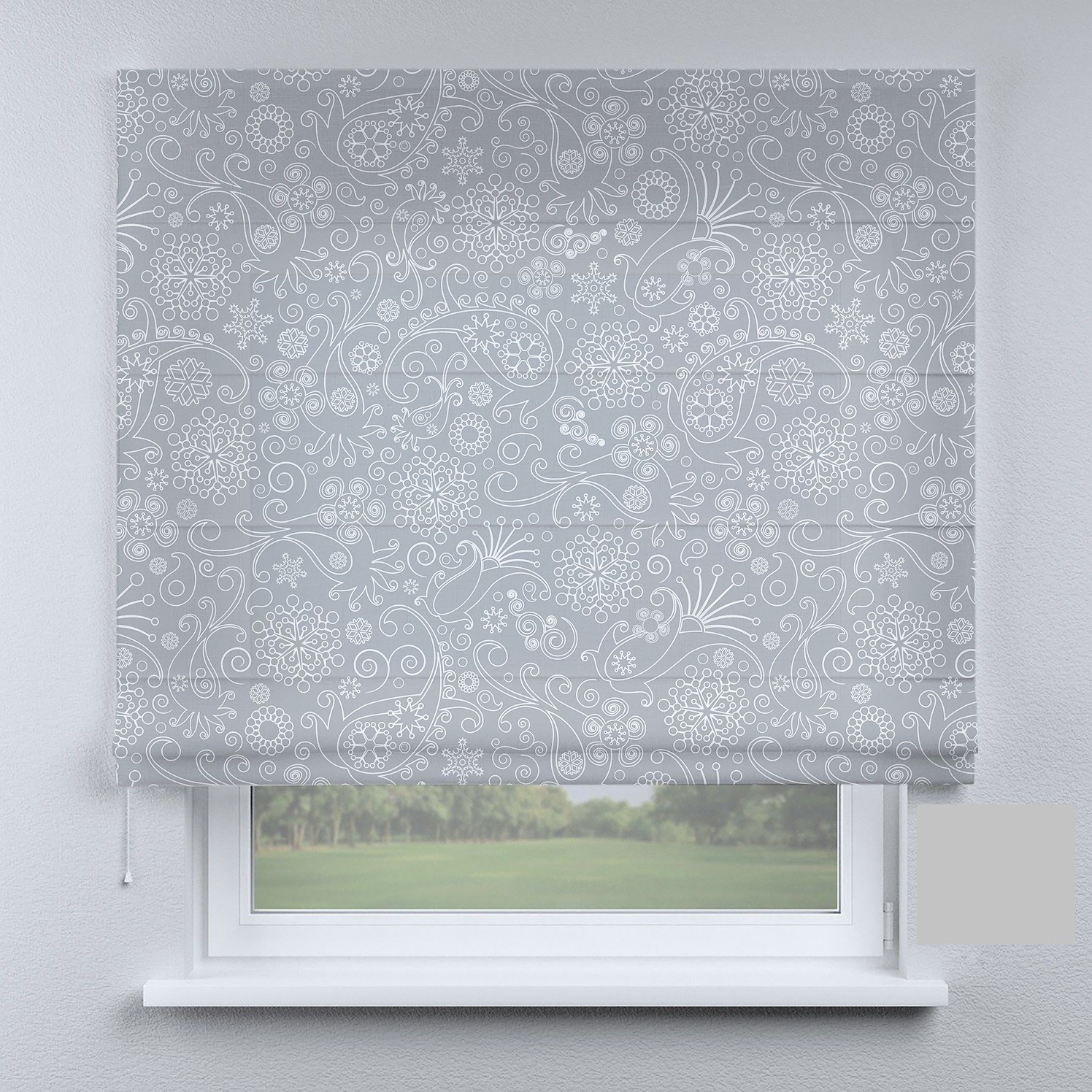 

Римские шторы DECOLIV серые 80*170 см