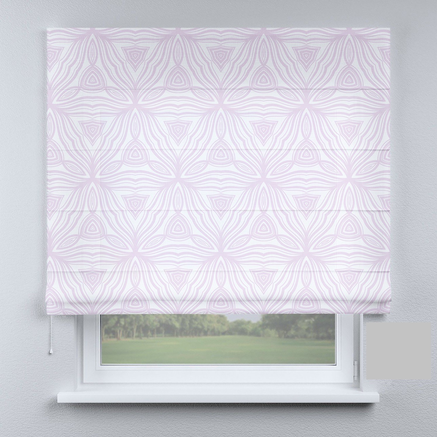 

Римские шторы DECOLIV ромбы фиолетовые 260*170 см