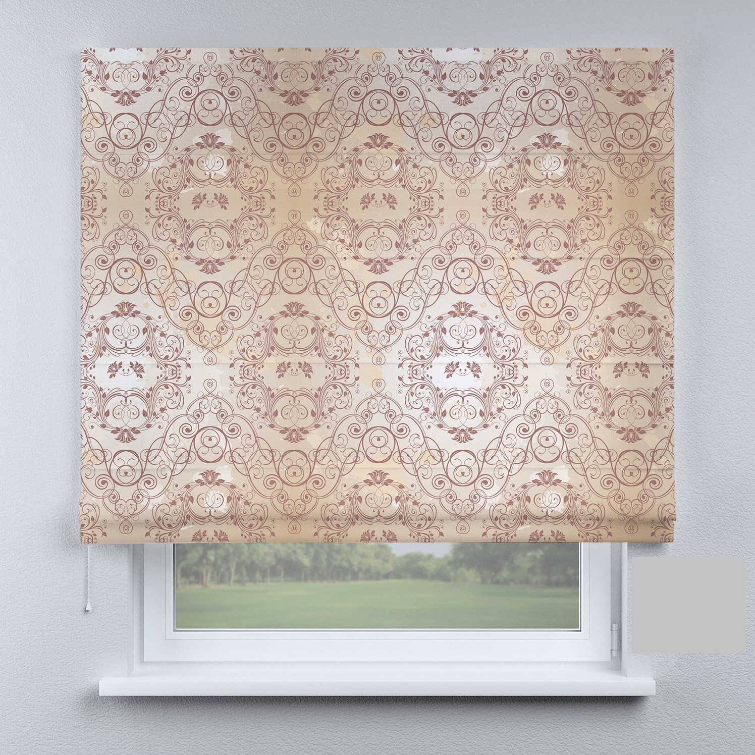 

Римские шторы DECOLIV вензеля с полосками 300*170 см