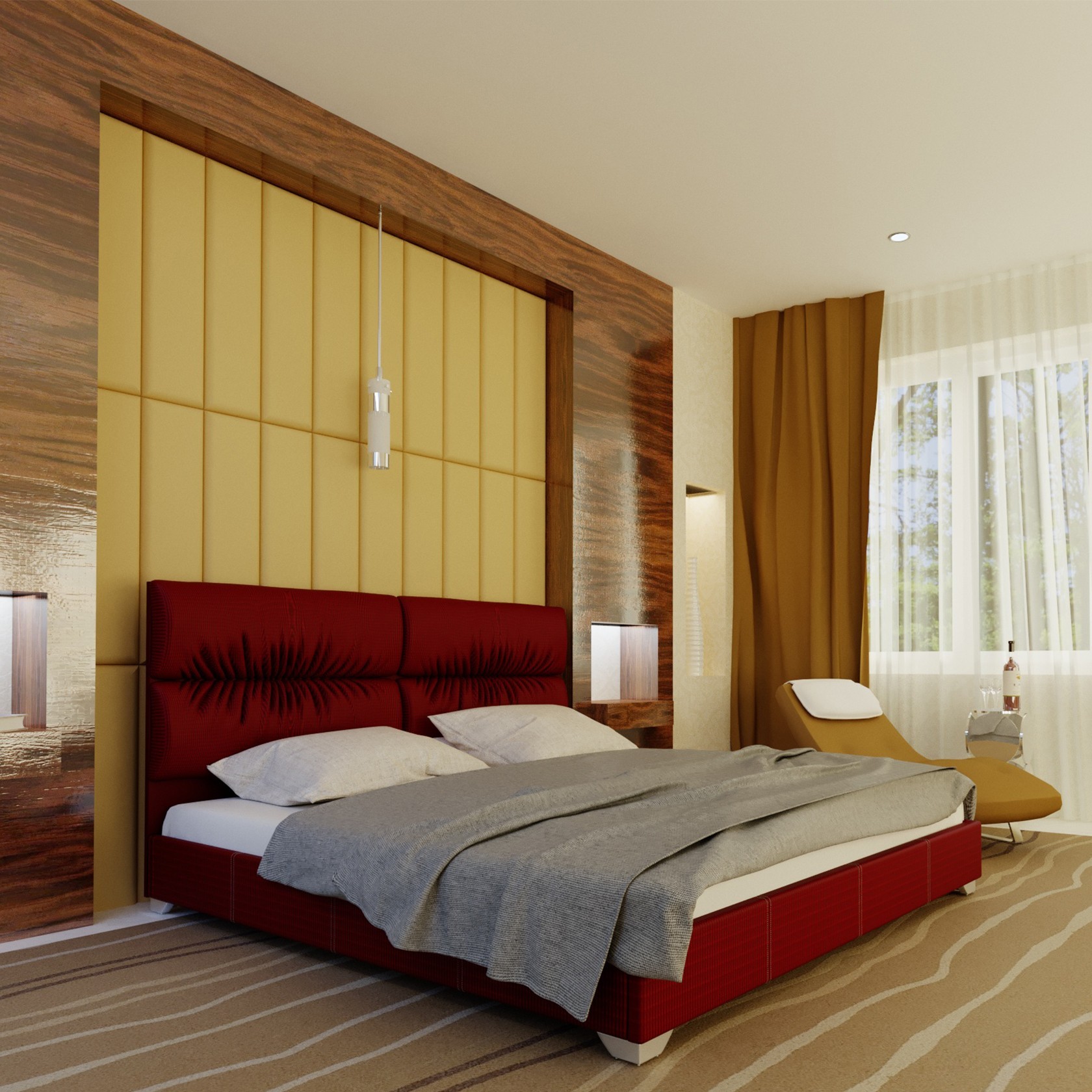 

Кровать Манчестер с механизмом Бордовая 120х200 см 111107_04