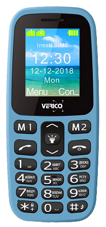 

Мобильный телефон Verico Classic A183 Blue