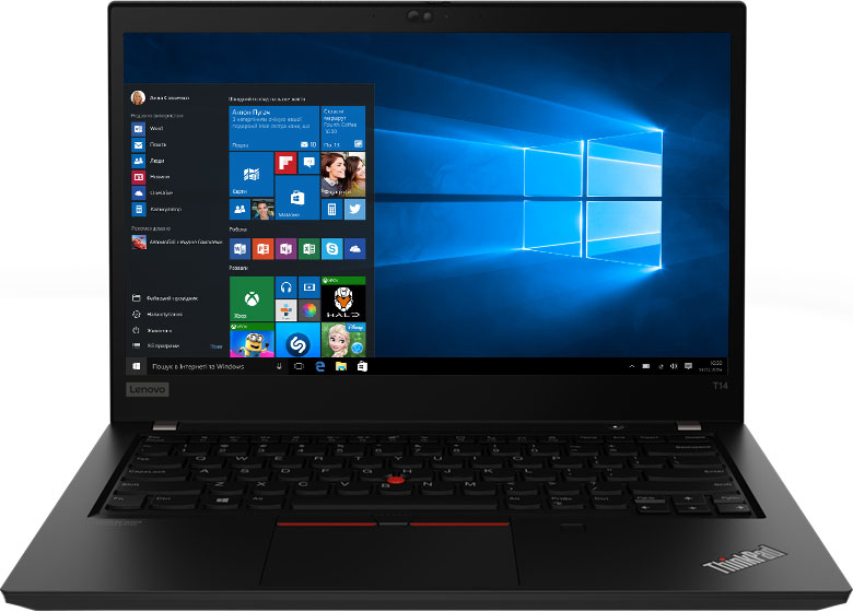 

Ноутбук Lenovo ThinkPad T14 Gen 1 (20S0000GRT) Black