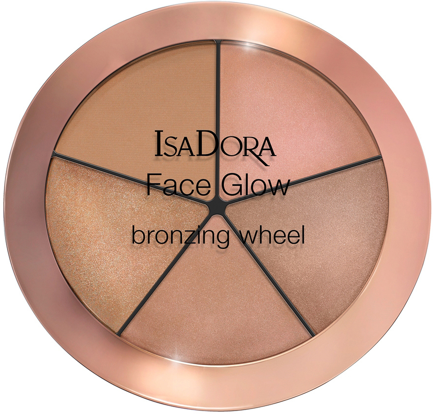 Акція на Хайлайтер для лица Isadora Face Glow Bronzing Wheel палетка 52 beach glow 18 г (7317851187525) від Rozetka UA