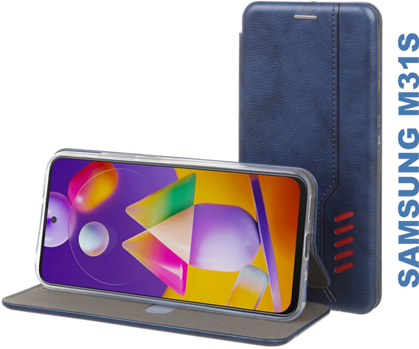 

Чехол-книжка BeCover Exclusive New Style для Samsung Galaxy M31s SM-M317 Blue