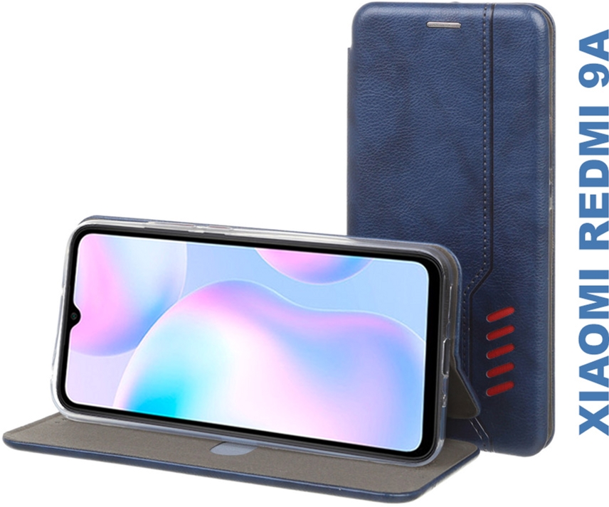 

Чехол-книжка BeCover Exclusive New Style для Xiaomi Redmi 9A Blue